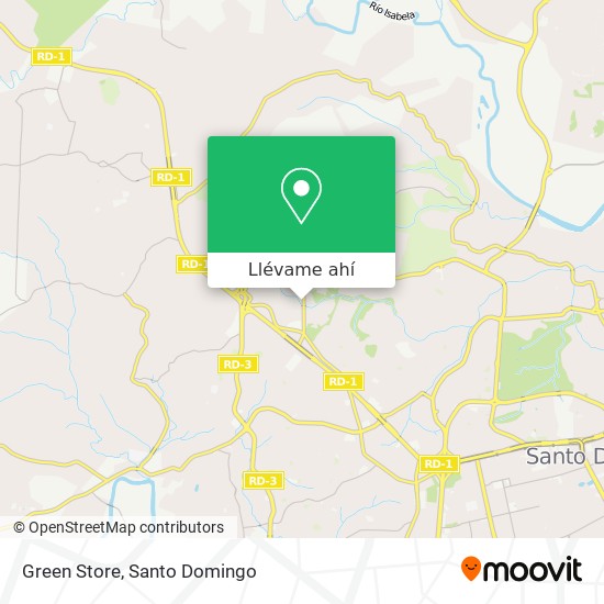 Mapa de Green Store