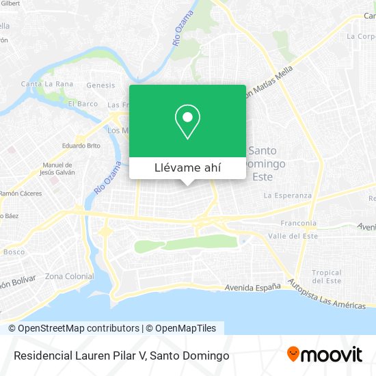 Mapa de Residencial Lauren Pilar V