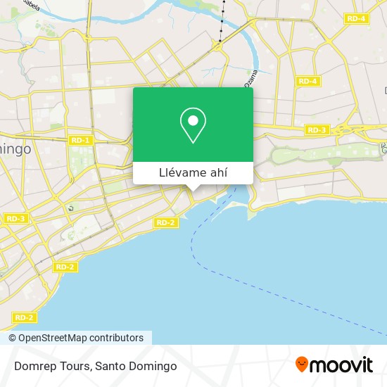 Mapa de Domrep Tours