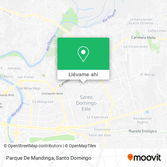 Mapa de Parque De Mandinga