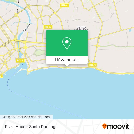 Mapa de Pizza House