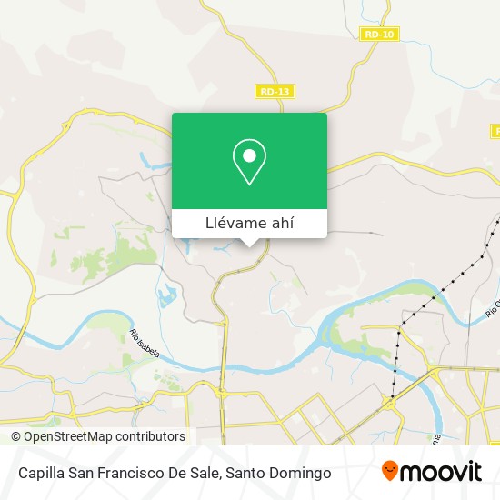 Mapa de Capilla San Francisco De Sale