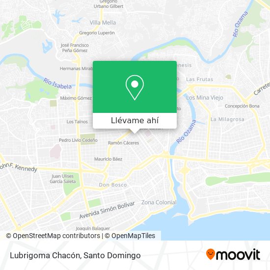 Mapa de Lubrigoma Chacón