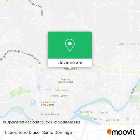 Mapa de Laboratorio Diesel