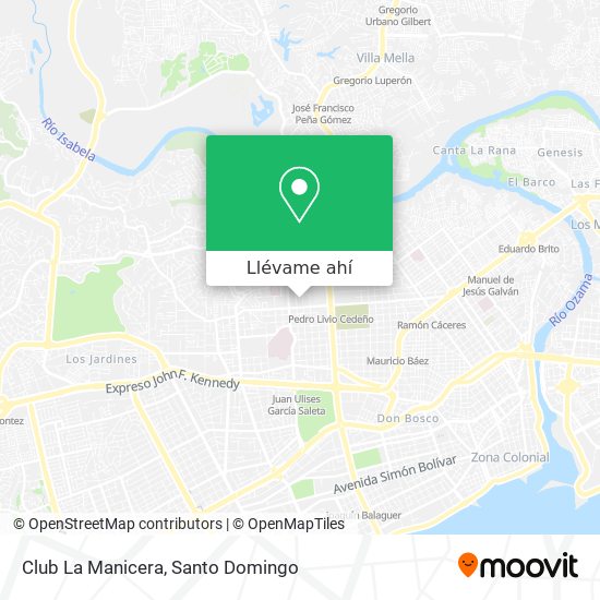 Mapa de Club La Manicera