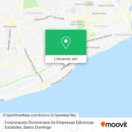 Mapa de Corporación Dominicana De Empresas Eléctricas Estatales