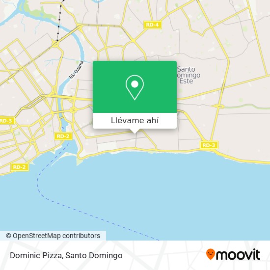 Mapa de Dominic Pizza