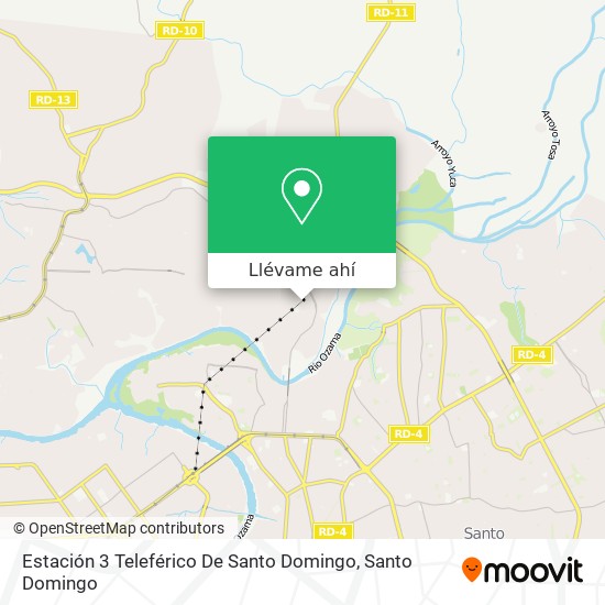 Mapa de Estación 3 Teleférico De Santo Domingo