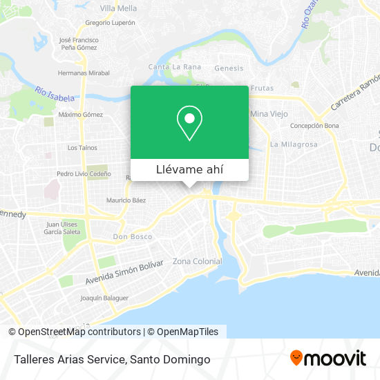 Mapa de Talleres Arias Service