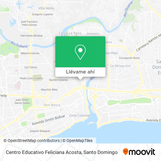 Mapa de Centro Educativo Feliciana Acosta