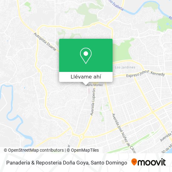 Mapa de Panaderia & Reposteria Doña Goya
