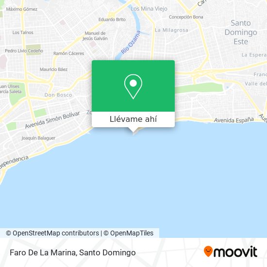 Mapa de Faro De La Marina