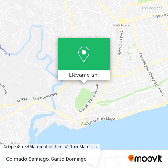 Mapa de Colmado Santiago