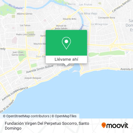 Mapa de Fundación Virgen Del Perpetuo Socorro