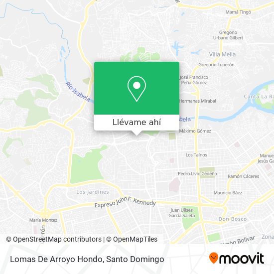 Mapa de Lomas De Arroyo Hondo
