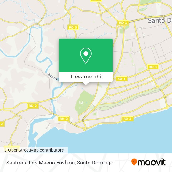 Mapa de Sastreria Los Maeno Fashion