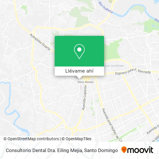 Mapa de Consultorio Dental Dra. Eiling Mejia