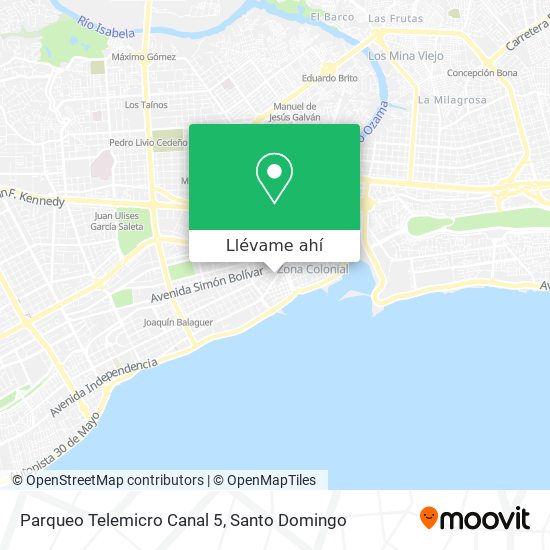 Mapa de Parqueo Telemicro Canal 5
