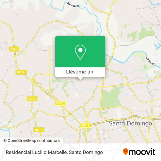 Mapa de Residencial Lucillo Marcelle