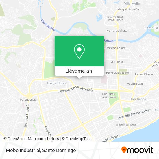 Mapa de Mobe Industrial