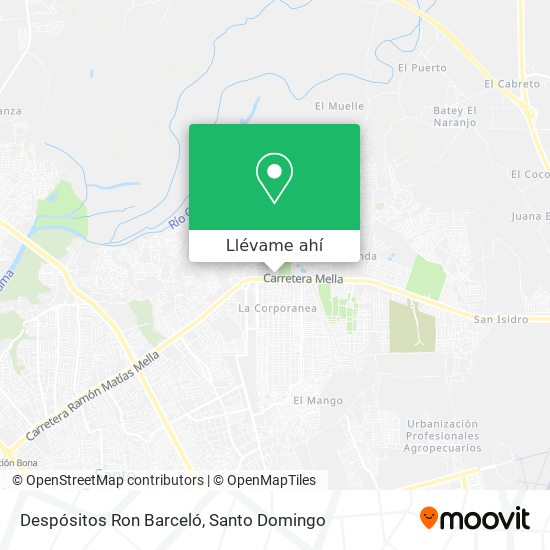Mapa de Despósitos Ron Barceló