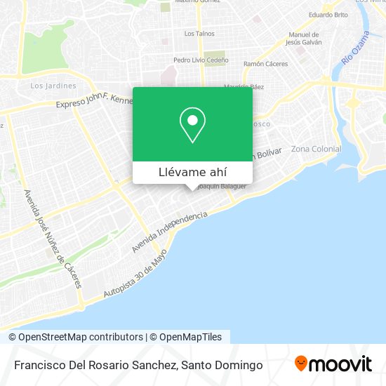 Mapa de Francisco Del Rosario Sanchez