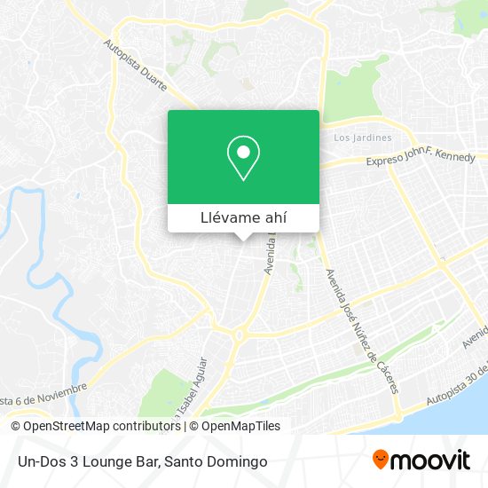 Mapa de Un-Dos 3 Lounge Bar