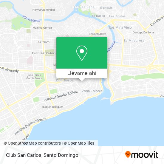 Mapa de Club San Carlos
