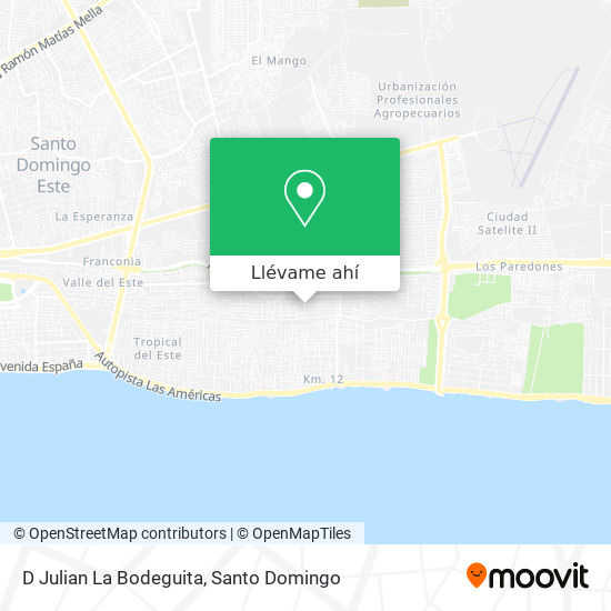 Mapa de D Julian La Bodeguita