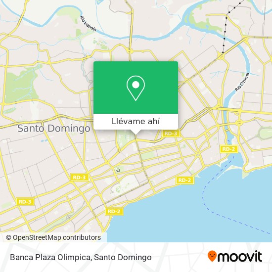 Mapa de Banca Plaza Olimpica