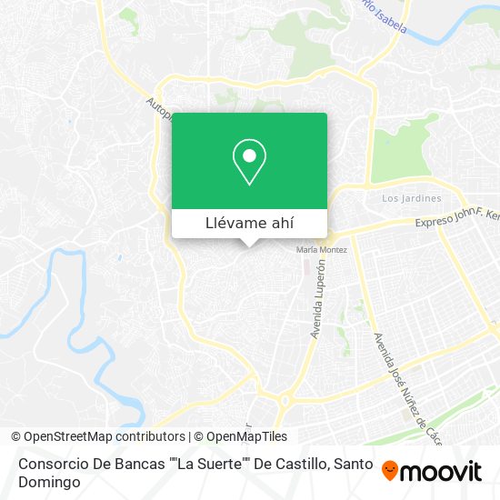 Mapa de Consorcio De Bancas ""La Suerte"" De Castillo