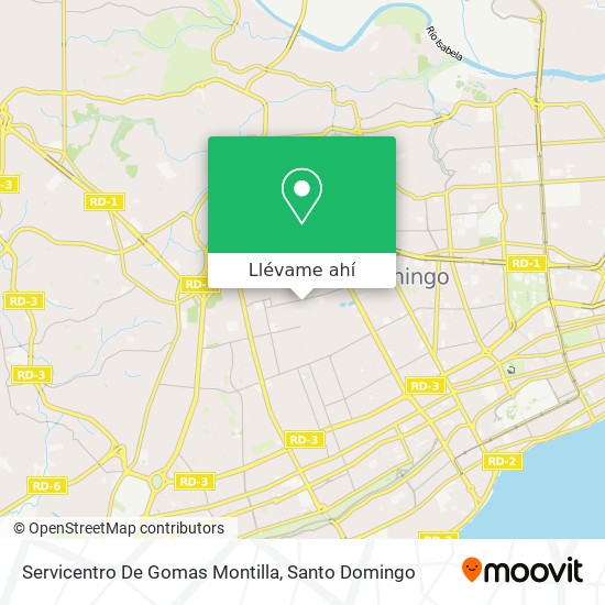 Mapa de Servicentro De Gomas Montilla
