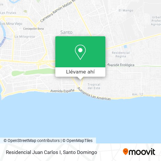 Mapa de Residencial Juan Carlos I