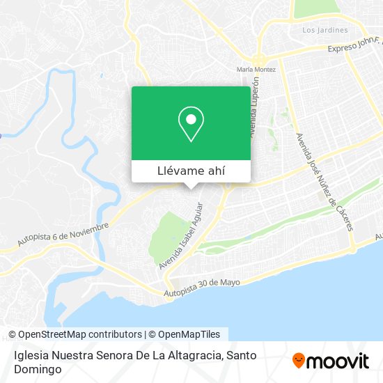 Mapa de Iglesia Nuestra Senora De La Altagracia
