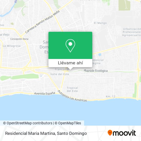 Mapa de Residencial Maria Martina