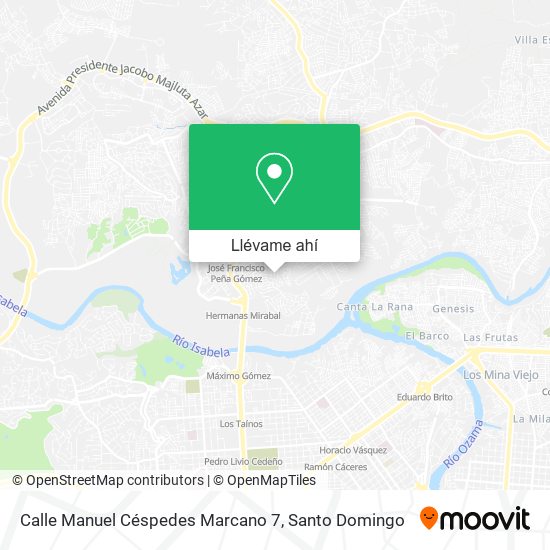 Mapa de Calle Manuel Céspedes Marcano 7