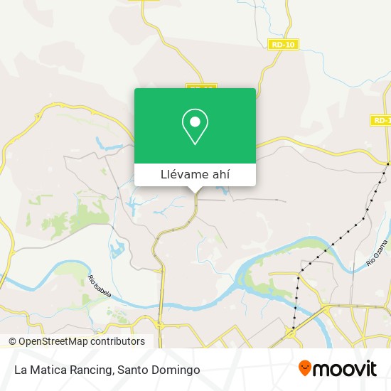 Mapa de La Matica Rancing