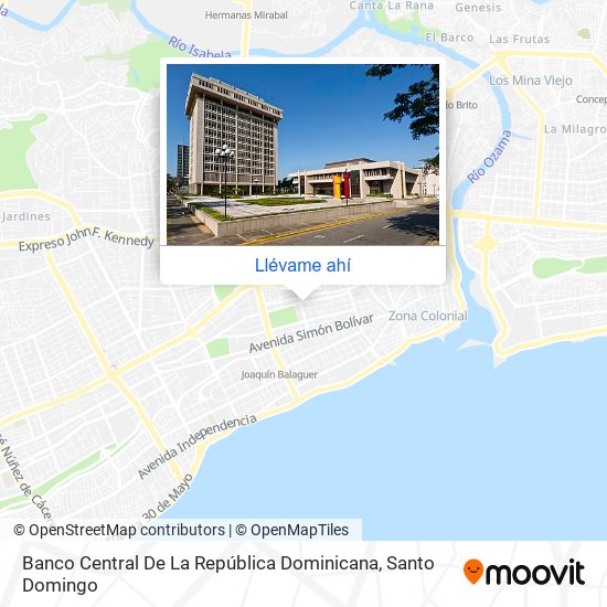 Mapa de Banco Central De La República Dominicana