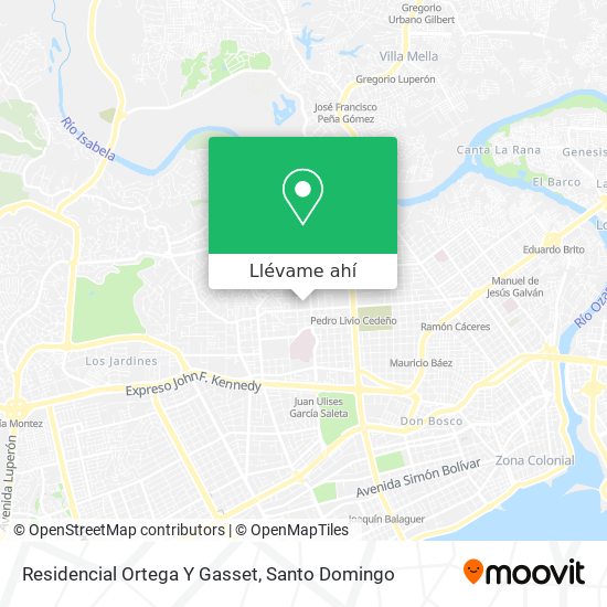 Mapa de Residencial Ortega Y Gasset