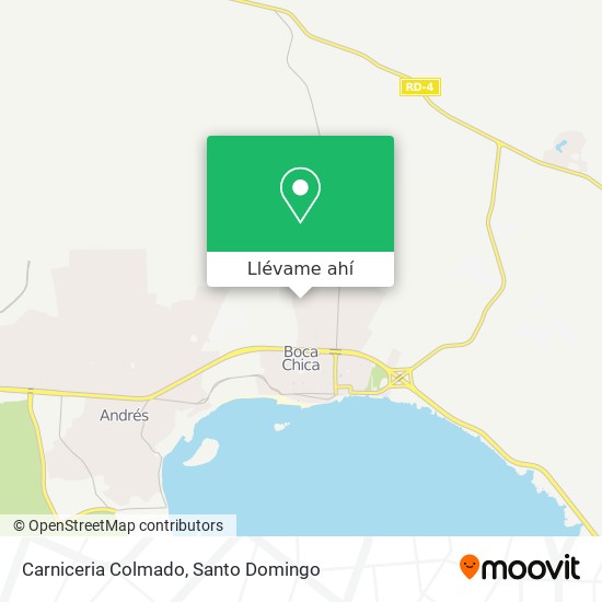 Mapa de Carniceria Colmado