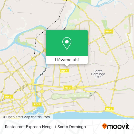 Mapa de Restaurant Expreso Heng Li