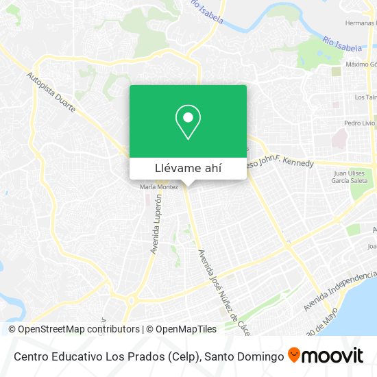 Mapa de Centro Educativo Los Prados (Celp)