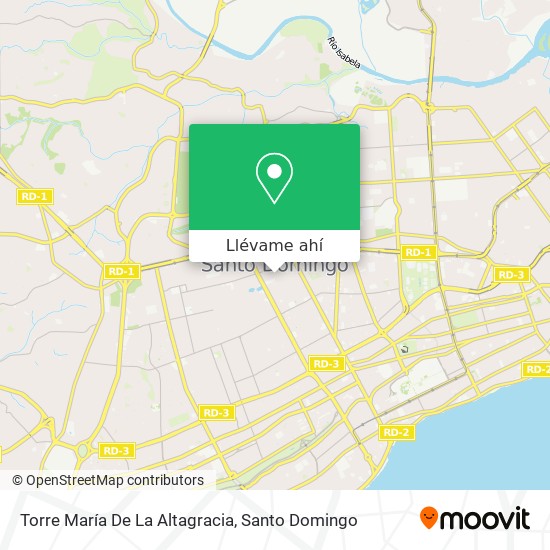 Mapa de Torre María De La Altagracia