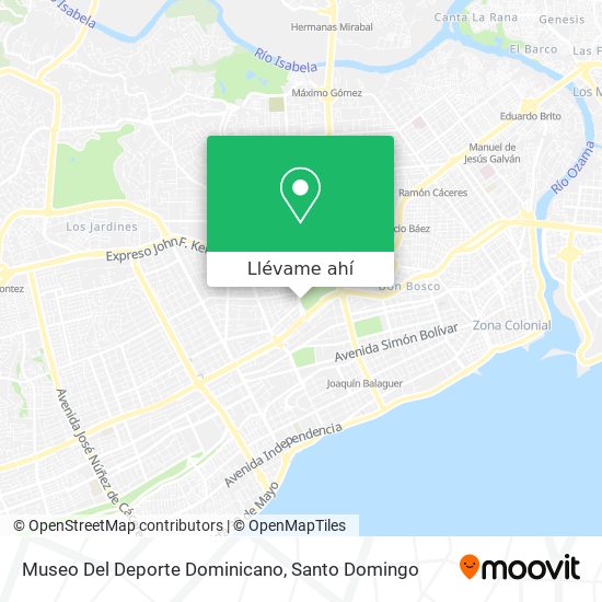 Mapa de Museo Del Deporte Dominicano