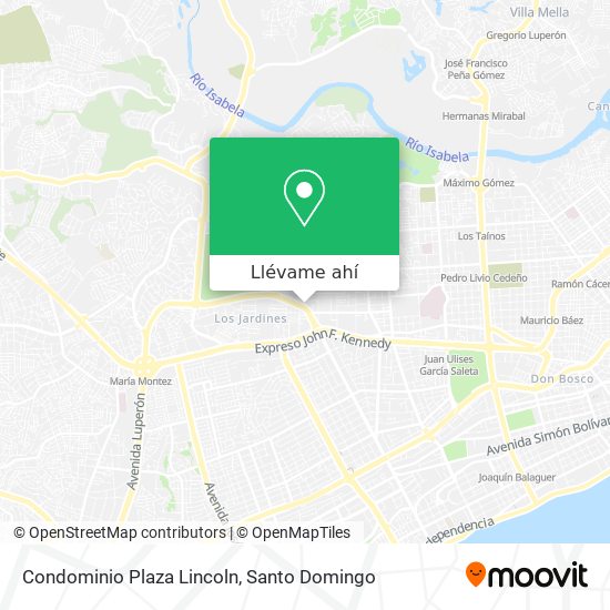 Mapa de Condominio Plaza Lincoln