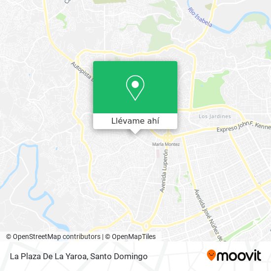 Mapa de La Plaza De La Yaroa