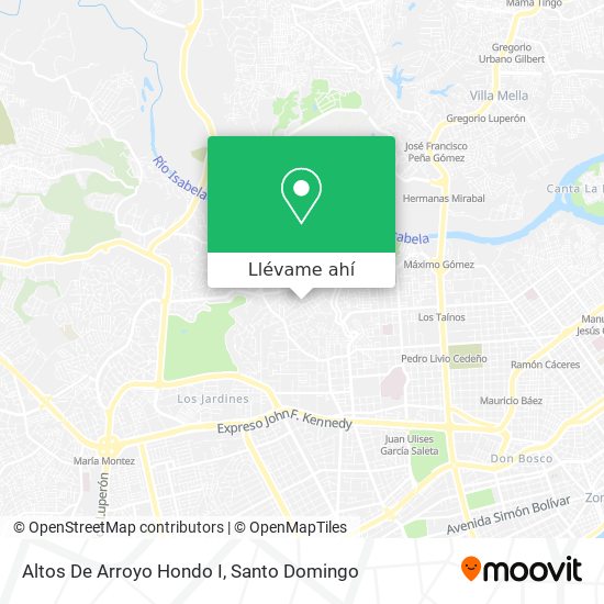 Mapa de Altos De Arroyo Hondo I