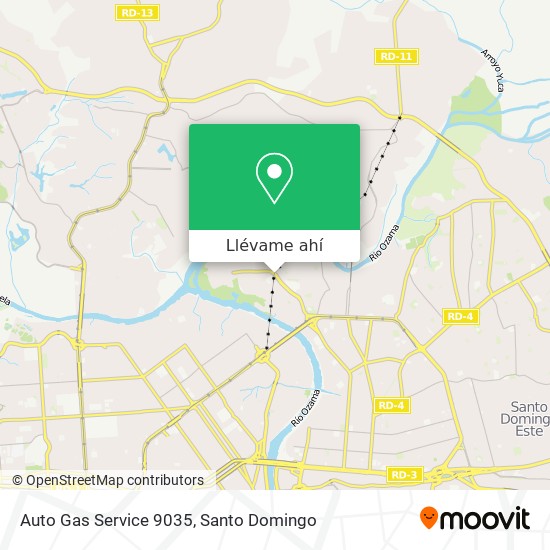 Mapa de Auto Gas Service 9035