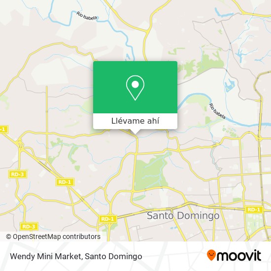 Mapa de Wendy Mini Market