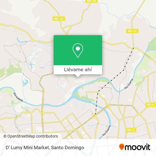 Mapa de D' Lumy Mini Market